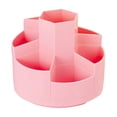 thumbnail image 2 of YiJuHui 360° Rotating Pen Holder, Multi-Functional Desk Organizer with Note Tray, Premium Plastic Storage Container for Office Desk Accessories, Makeup Brush Organizer, 2 of 7