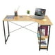 thumbnail image 2 of Escritorio Minimalista Topliving de Madera Tipo Escuadra con Repisas Home Office, 2 of 7