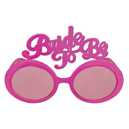 Pack of 6 Pink ''Bride To Be'' Fanci-Frame Eyeglass Party Favor Costume Accessories