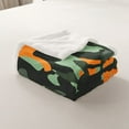 thumbnail image 4 of Erosebridal Militarily Camouflage Sherpa Blanket, Orange Army Fuzzy Blanket Throw, Men Women , 60x80, 4 of 7