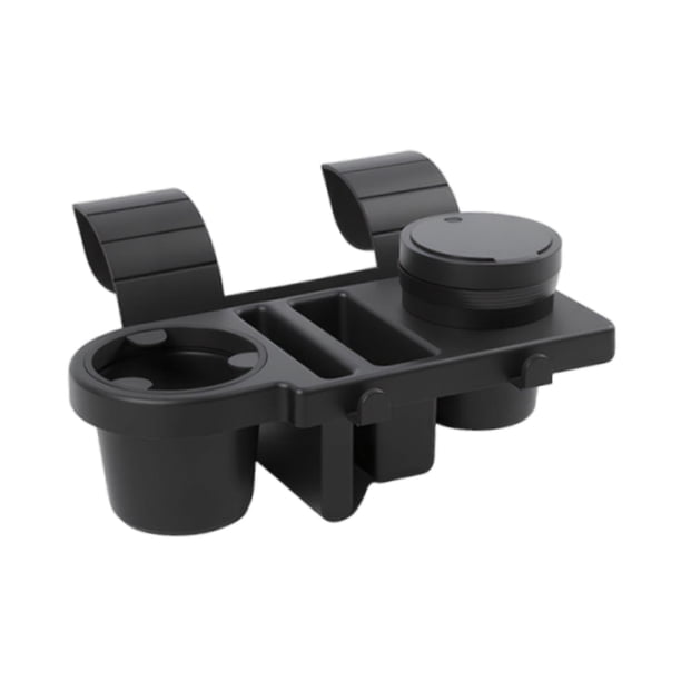 Organizador multifuncional para de coche, caja de almacenamiento para teléfono con ganchos, organización universal con portavasos.