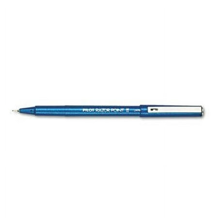 3 Pack OF 12 Razor Point II Porous Point Stick Pen, Blue Ink, Ultra Fine, Dozen by PILOT