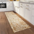 thumbnail image 2 of Addison Rugs Indoor/ Outdoor Bravado Abstract Crosshatch Caramel Washable Area Rug 2' x 7'6" - Caramel, 2 of 8