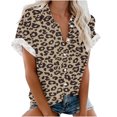 thumbnail image 1 of Blusa con estampado floral de manga corta con cuello en V para mujer OAVQHLG3B Store  lin121212, 1 of 4
