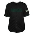 thumbnail image 2 of Men's Fanatics Jordan Love Black Green Bay Packers Big & Tall Baseball Button-Up Shirt, 2 of 3