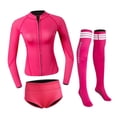 thumbnail image 1 of Traje de neopreno Zulema Traje de buceo Medias 2 mm Protección solar Cremallera frontal Talla L, 1 of 7