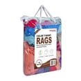 thumbnail image 2 of SupremePlus Color Knit T-Shirt Cleaning Rags 1 lb Bag of Rags Household Commercial Reusable Multipurpose Cotton Dust Cloths, Multicolor, 9 Count, 2 of 9