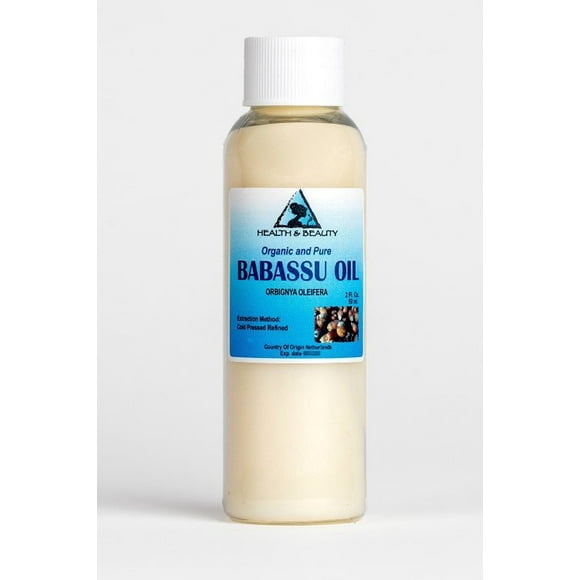 Babassu oil organic carrier cold pressed natural fresh premium 100% pure 2 oz