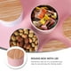 thumbnail image 3 of Caja de panadería rosa de hierro con tapa, caja de almacenamiento para hornear postres, galletas, dulces y aperitivos, 3 of 5