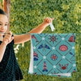 thumbnail image 2 of Summer Anchor Hand Towels 2 PCS, Cute Sea Animal Kitchen Towel Ultra Soft and Highly Absorbent,Decorative Fingertip Face Towel for Bathroom Hotel, 28.3"x14.4", 2 of 4
