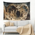 thumbnail image 3 of Gaeub Ancient Skull Cave Landscape Print Tapestry Wall Hanging(60x40 inches),Tapestry Home Decor,Wall Art for Living Room Bedroom Home Decor, 3 of 8