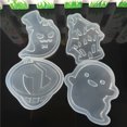 thumbnail image 3 of Coofit 4PCS Resin Casting Mold Set Assorted Silicone Resin Mold Cake Mold for Halloween, 3 of 9
