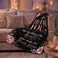 thumbnail image 6 of Workplace Team Leadership Gratitude Heart Crown Peony Floral, Festive Holiday Scene, Warm Flannel Blanket for Living Room and Reading Nook, Art Lovers Christmas Gift, Festive Home Decor, 6 of 9