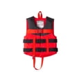 thumbnail image 2 of Flotation Jacket,High Buoyancy Oxford Fabric Safety Vest With Quick Release Buckles,Water Resistant Floating Gilet For Fishing Swimming Car Emergency(Red), 2 of 6