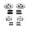 thumbnail image 3 of PowerStop Front and Rear Z23 Evolution Sport Carbon-Fiber Ceramic Brake Pad and Drilled & Slotted Rotor Kit Fits: TOYOTA Select Models K2726, 3 of 10