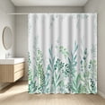 thumbnail image 1 of Weloille Rideau de Douche 5,9 X 5,9 Pi, Lot de 1 avec 12 Crochets, Tissu de Séparation de Salle de Bain Imperméable et Résistant aux Éclaboussures, Rideau de Douche Lavable Sans Perçage et Anti-Moisissure pour Décoration de Salle de Bain, Baignoire, Toilette, 1 of 7