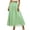 A01 Green, variant on Mifsaly Striped Chiffon Skirts for Women Elastic Waist Long Flowy Summer Skirt Lightweight Casual Vacation Clothes S
