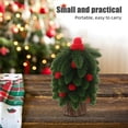 thumbnail image 3 of OUNONA Drafideep Wooden Christmas Tree Green Plastic Easy Setup for Decor, 3 of 6