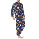 thumbnail image 2 of Fotbe Space Planet Pijama de Hombre con Estampado de Manga Larga, Conjunto de 2 Piezas, Ropa de Dormir Suave y Cómoda con Bolsillos-XX-Large, 2 of 7