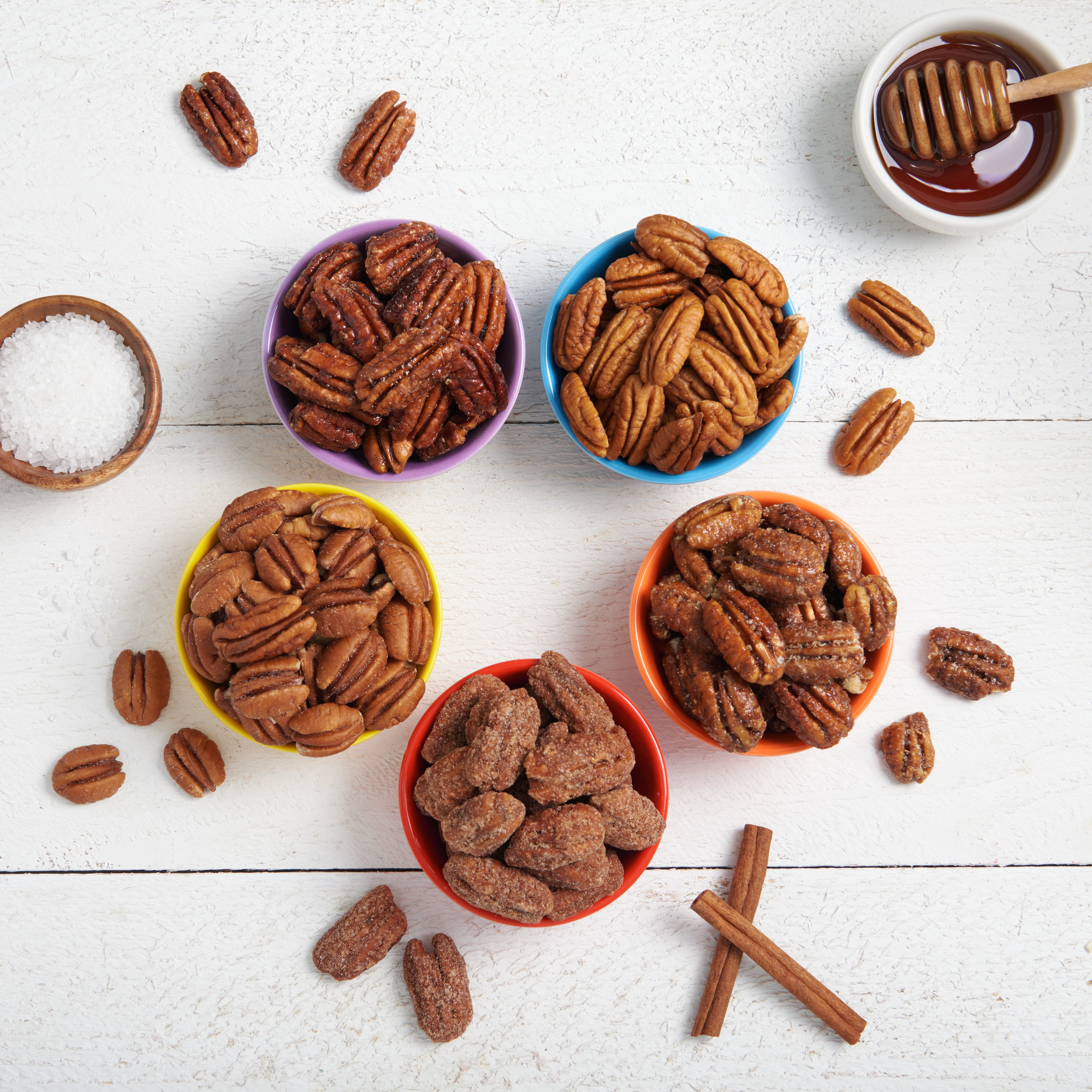 (2 pack) Pecan Nation Cinnamon Snacking Pecans, 5oz Resealable Bag, Non-GMO, Gluten Free, Nothing Artificial