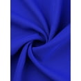 thumbnail image 5 of DARING DIVA Women's Plus Pleated Round Neck Basic Tulip Sleeves Top 2X Royal Blue, 5 of 6
