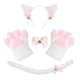 thumbnail image 1 of Disfraz de Gato, Cosplay Pajarita Cola Juguetes Orejas Sombreros Guantes para Disfraces Adultos Regalos Vestir Blanco Hugo Traje de juego de cosplay, 1 of 6