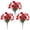 🔥I_New#4375, variant on 3 Pack Outdoor Artificial Flowers – Silk Fake Flower Bushes for Garden, Patio, Planters and Cemetery Grave Decorations