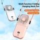 thumbnail image 3 of 3000mAh Battery Powered Mini Portable Outdoor Handheld Fan Neck Fan USB Rechargeable 180° Folding Wireless Desktop Air Cooling, 3 of 4
