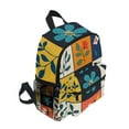 thumbnail image 2 of FORMRS School Backpack with Front Zippered Pocket 12" Student Travel Daypack, Floral Patterns, 2 of 6