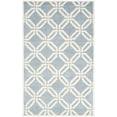 thumbnail image 2 of SAFAVIEH Chatham Lennon Geometric Wool Area Rug, Blue/Ivory, 4' x 6', 2 of 7