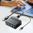 thumbnail image 6 of shamjina RJ 45 Ethernet Splitter Cable Ways with USB Power Cable Practical Network 1000Mbps, 6 of 8
