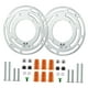 thumbnail image 1 of 2 soportes de montaje para luminarias, placa transversal universal de 4 pulgadas de diámetro con tornillo para candelabros cerca de la luz del techo, 1 of 8