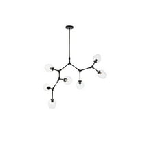 Cavoli 7 lights black chandelier