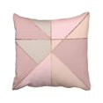 thumbnail image 1 of BSDHOME Moderne Or Rose Pêche Tan Blush Couleur Bloc Taie d'Oreiller 20x20 Pouces, 1 of 1