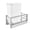 White, variant on Rev-A-Shelf Single Pullout 50 qt. Kitchen Trash Can w/ Soft-Close, 5349-1550DM-1
