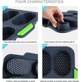 thumbnail image 4 of Temperature Resistant High Grade Food Silicone Mini Baguette Pan, Perforated Design, Non-Stick For Easy Release, Dishwasher Safe, Ideal For Baking Whole Wheat Bread, Baguettes, Hot Dogs, 4 of 7
