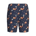 thumbnail image 4 of Picia Cartoon Fox Pajama Shorts for Men, Men's Pajama Bottoms, Sleepwear,Short Pajama Pants-4X-Large, 4 of 9