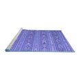 thumbnail image 2 of Ahgly Company Machine Washable Indoor Rectangle Southwestern Blue Country Area Rugs, 6' x 9', 2 of 4