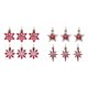 thumbnail image 2 of Colgante de Decoración de Árbol de Navidad Rojo con Forma de Estrella, Accesorio para Boda, Día de Año , Decoración de Ventana, Colgante, B, 2 of 5