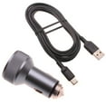 thumbnail image 1 of For Nokia C300/C110 - 24W Fast Car Charger, 2-Port 6ft USB-C Cable DC Socket Power Adapter for Nokia C300/C110 Phones, 1 of 6