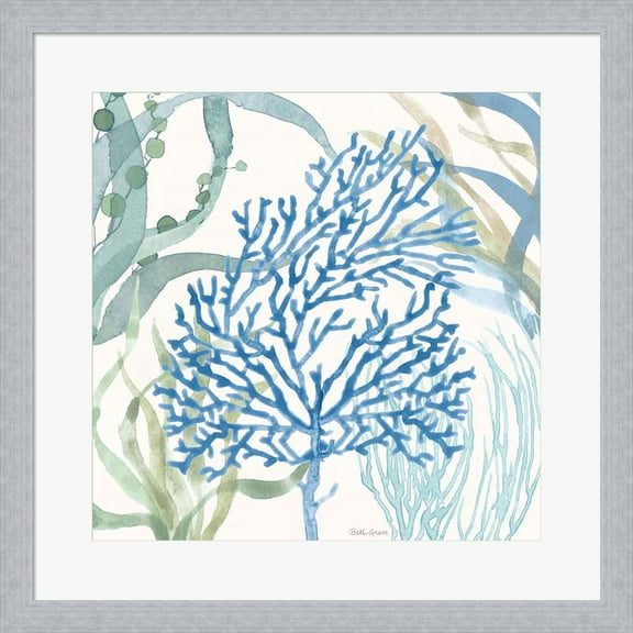Great Art Now Soft Shores VI by Beth Grove, Framed Wall Art, 19.5W x 19.5H