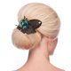 thumbnail image 1 of Cabeza de pelo con lazo perezoso Artefactos para el cabello en espiral Clip para la cabeza Flor Capullo de pelo Adornos para el cabello Retención del cabello Tarjeta para el cabello Emisión femenina, 1 of 5
