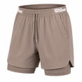 thumbnail image 3 of Short con Biker Wilson para Hombre Runline Color Beige Talla CH, 3 of 4