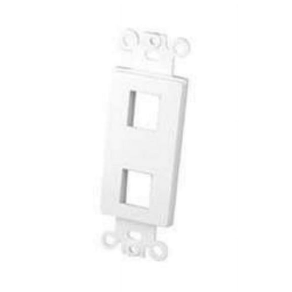 Vanco 820322 Port Multi-Media Wall Plate Inserts WH Decor Style