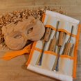 thumbnail image 2 of Schaaf Wood Carving Tools Ensemble de 4 Gouges Queue de Poisson, Poignées en Bois de Frêne, Lames en Acier Chromé-Vanadium, Biseautés pour Débutants et Professionnels, 2 of 9