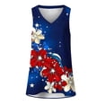 thumbnail image 4 of QUNYINEY Womens Tank Tops Independence Day Summer Long Tops V Neck Loose Fit Sleeveless Casual Patriotic Shirts for Women, 4 of 6