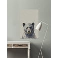 thumbnail image 3 of Grumpy Big Bear Painting Print on Wrapped Canvas, 3 of 7