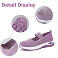 thumbnail image 4 of Willtoo 2026 Arch Support Orthopedic Shoes for Women - Slip On Tennis, Hiking & Nurse Sneakers, Wide Width Breathable Work Shoes, Mothers Day Gift Idea Purple 10 Wide, 4 of 6