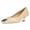 Nude, variant on FSJ Women Graceful Two-Tone Kitten Low Heels Pumps Slip On Square Cap Closed Toe Casual Office Work Comfort Dress Shoes Size 8 Red