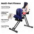 thumbnail image 6 of Sioweci Foldable Ab Machine, 5-Level Adjustable Core & Abdominal Trainer for Home Gym Workout, Heavy Duty Strength Training Equipment for Stomach & Waist, 330lbs Capacity, 6 of 12